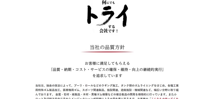 自社ホームページ