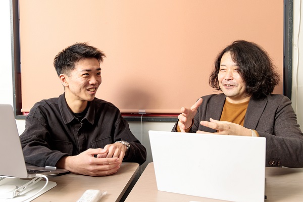 小泉部長と坂本アドバイザー