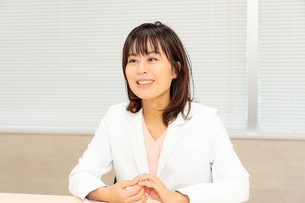 取材を受ける株式会社ここさぽ代表者 星加 彩さん